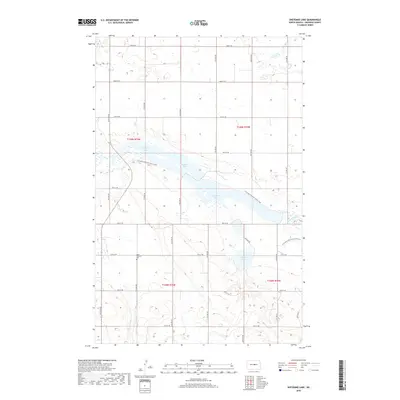 2018 Map of Sheyenne Lake, 2018 Print