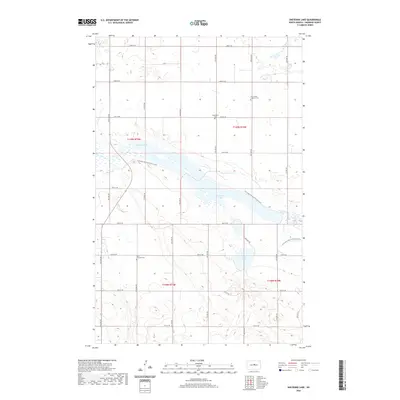 2020 Map of Sheyenne Lake, 2020 Print