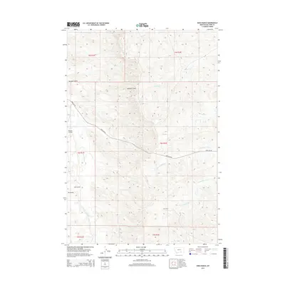2014 Map of Shick Ranch, 2014 Print
