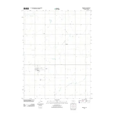 2011 Map of Shickley, 2011 Print