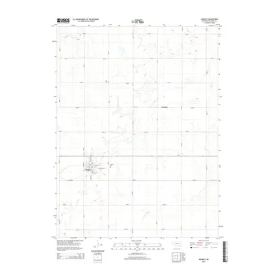 2014 Map of Shickley, 2014 Print