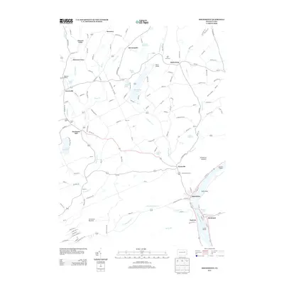 2013 Map of Shickshinny, 2013 Print