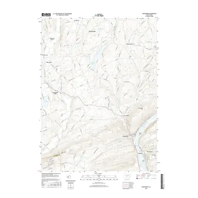 2016 Map of Shickshinny, 2016 Print