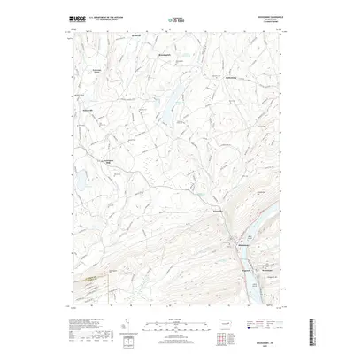 2019 Map of Shickshinny, 2019 Print