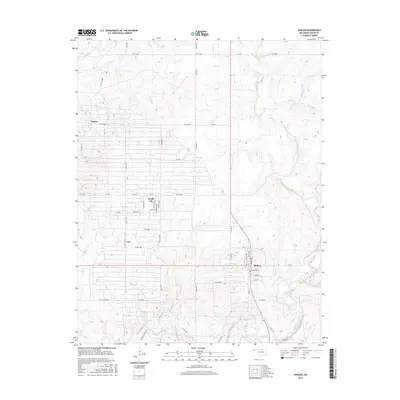 2016 Map of Shidler, 2016 Print