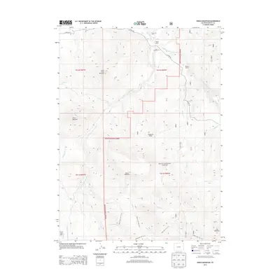 2013 Map of Shield Mountain, 2013 Print