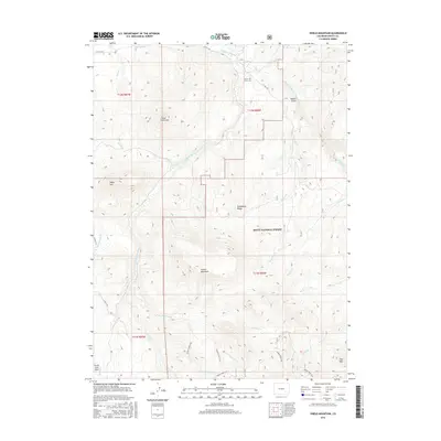 2016 Map of Shield Mountain, 2016 Print