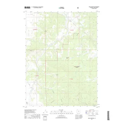 2019 Map of Shield Mountain, 2019 Print