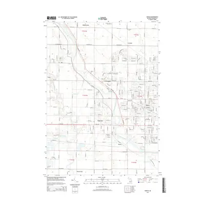 2014 Map of Shields, 2014 Print