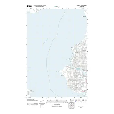 2011 Map of Shilshole Bay, 2011 Print