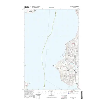2017 Map of Shilshole Bay, 2017 Print