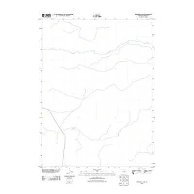2011 Map of Shimmins Lake, 2011 Print