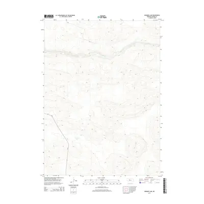 2014 Map of Shimmins Lake, 2014 Print