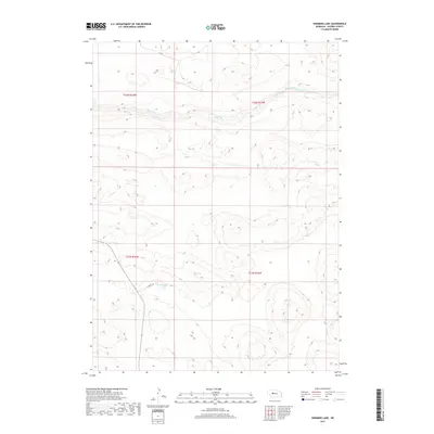 2017 Map of Shimmins Lake, 2017 Print