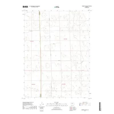 2017 Map of Shimmins Lake NE, 2017 Print