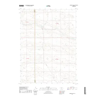 2017 Map of Shimmins Lake SE, 2017 Print