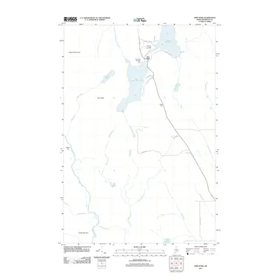 2011 Map of Shin Pond, 2011 Print