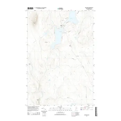 2014 Map of Shin Pond, 2014 Print