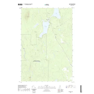 2021 Map of Shin Pond, 2021 Print