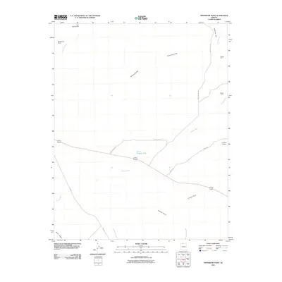 2011 Map of Shinarump Point, 2011 Print