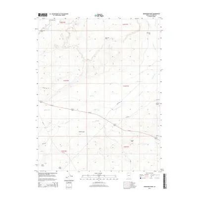 2014 Map of Shinarump Point, 2014 Print