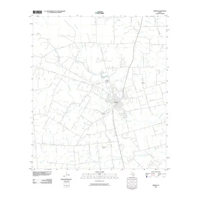 2010 Map of Shiner, 2010 Print