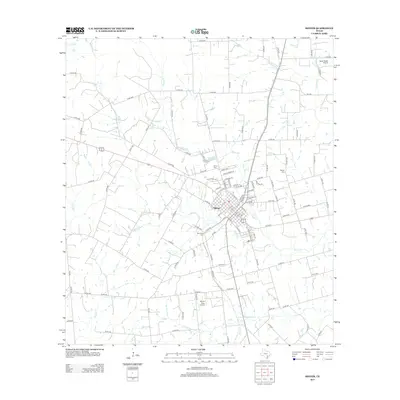 2013 Map of Shiner, 2013 Print
