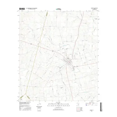 2016 Map of Shiner, 2016 Print