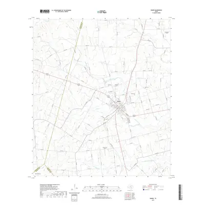 2019 Map of Shiner, 2019 Print