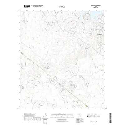 2019 Map of Shingle Hills, 2019 Print