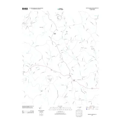 2013 Map of Shingle Hollow, 2013 Print
