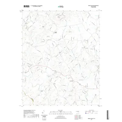 2019 Map of Shingle Hollow, 2019 Print