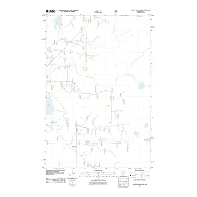 2011 Map of Shingle Mill Lake, 2011 Print