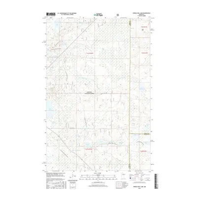 2016 Map of Shingle Mill Lake, 2016 Print