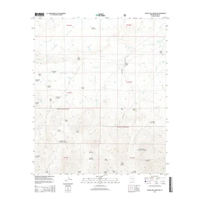 2014 Map of Shingle Mill Mountain, 2014 Print