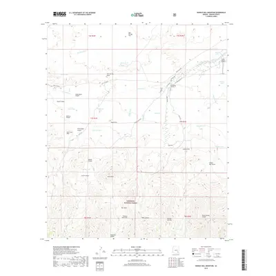 2018 Map of Shingle Mill Mountain, 2018 Print