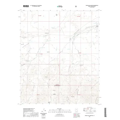 2021 Map of Shingle Mill Mountain, 2021 Print