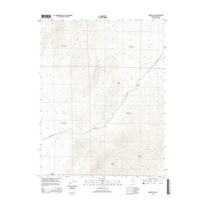 2015 Map of Shingle Pass, 2015 Print
