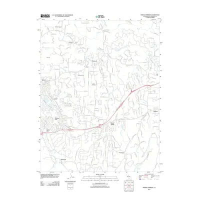 2012 Map of Shingle Springs, 2012 Print
