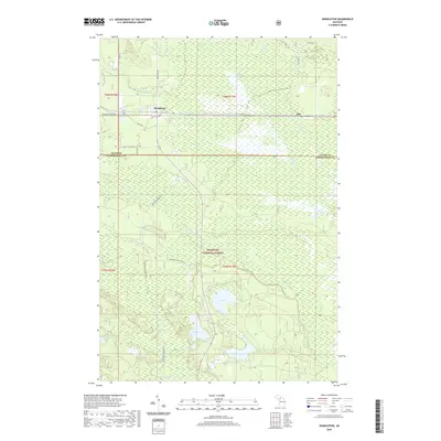 2020 Map of Shingleton, 2020 Print