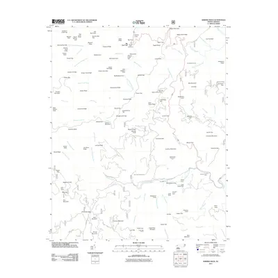 2011 Map of Shining Rock, 2011 Print