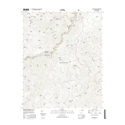 2016 Map of Shining Rock, 2016 Print