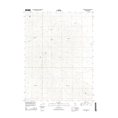 2015 Map of Shinn Mountain, 2015 Print