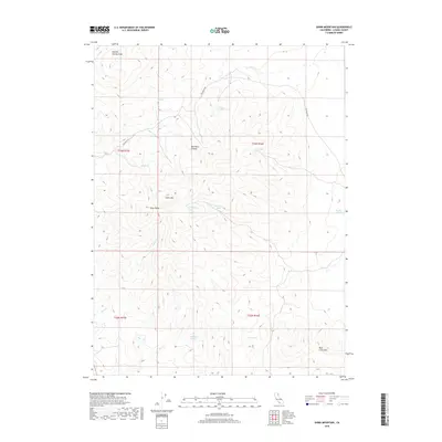 2018 Map of Shinn Mountain, 2018 Print