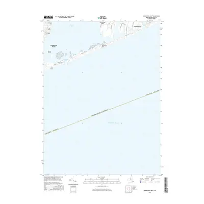 2016 Map of Shinnecock Inlet, 2016 Print