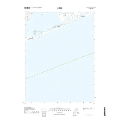 2019 Map of Shinnecock Inlet, 2019 Print