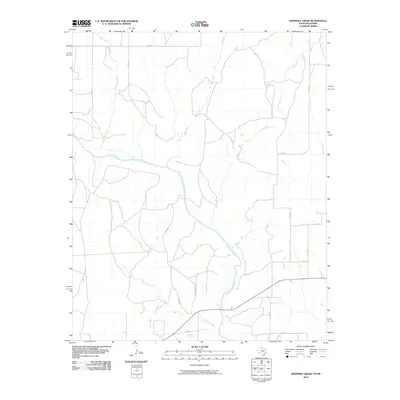 2010 Map of Shinnery Creek, 2010 Print