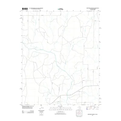 2012 Map of Shinnery Creek, 2012 Print