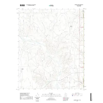 2019 Map of Shinnery Creek, 2019 Print