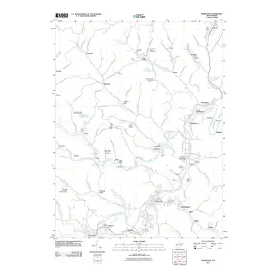 2011 Map of Shinnston, 2011 Print
